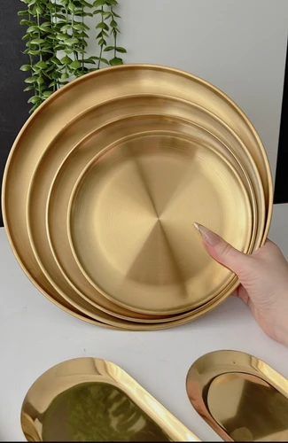 بشقاب طلایی سایز 30